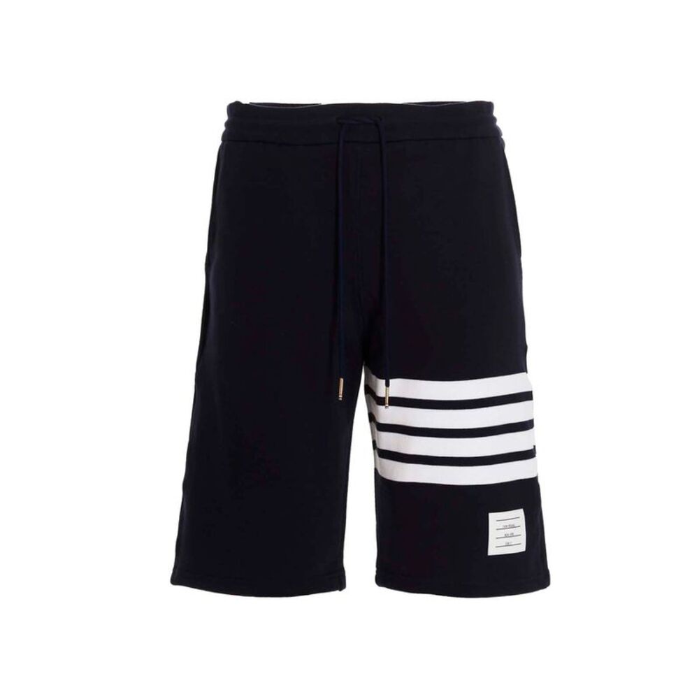 Thom Browne Blue Cotton Bermuda Men's Shorts